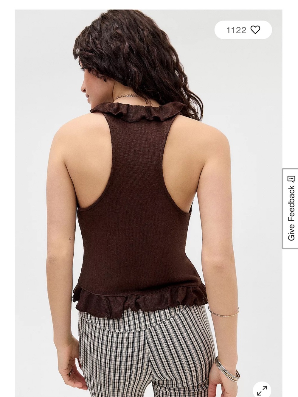 Kimchi Blue Solise Ruffle Knit Tank Top - Picture 8 of 8
